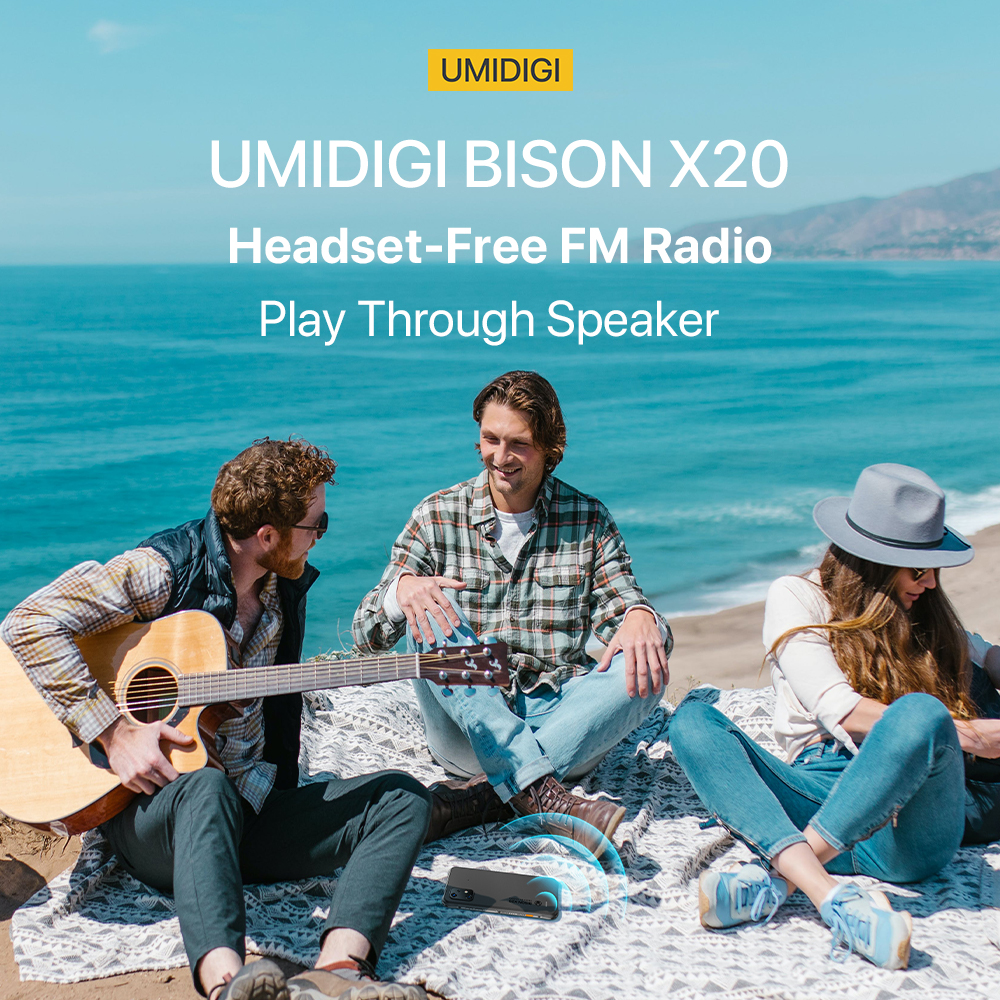 UMIDIGI BISON X20 rugged smartphone for industrial and outdoor field use
