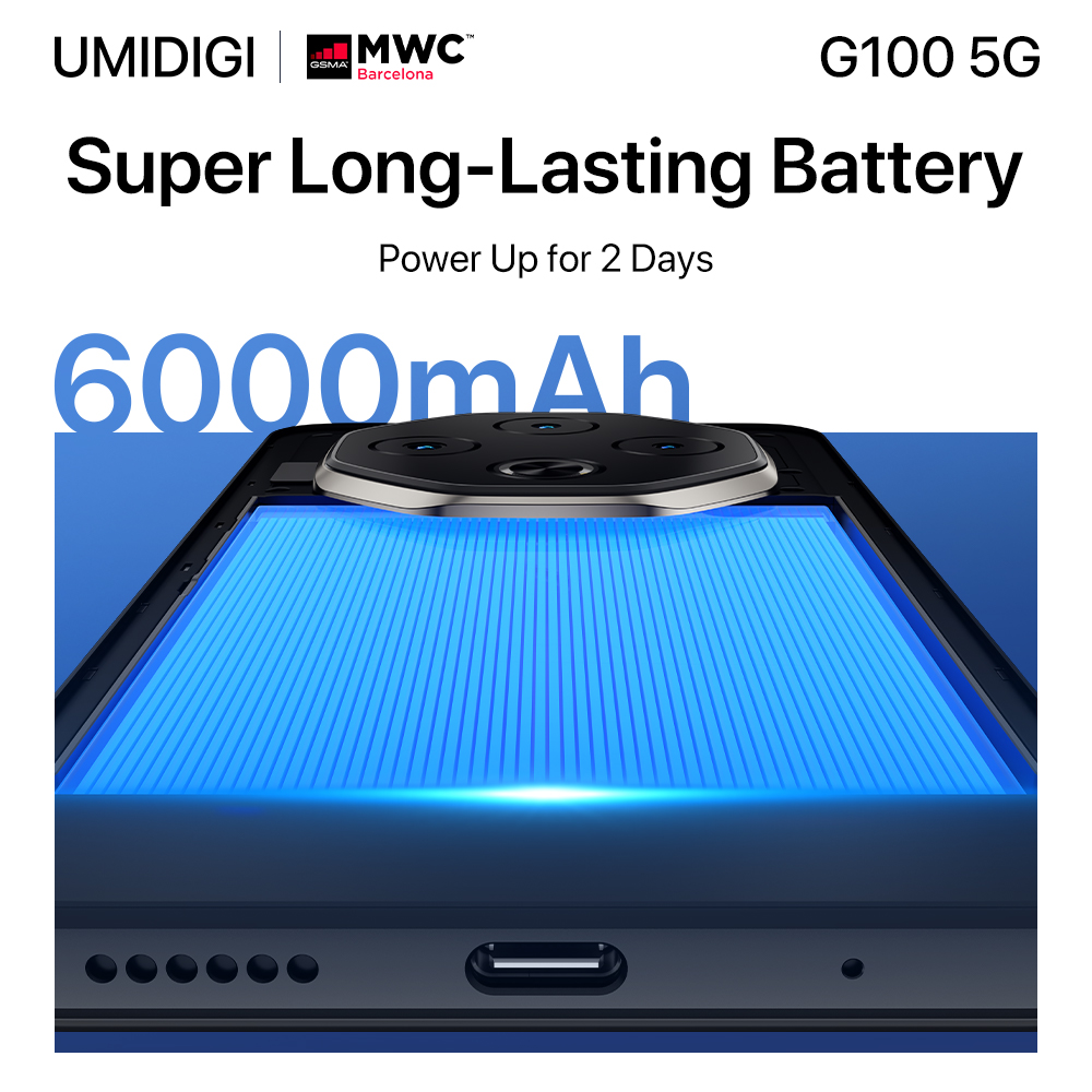UMIDIGI G100 5G 6000mAh large-capacity battery module