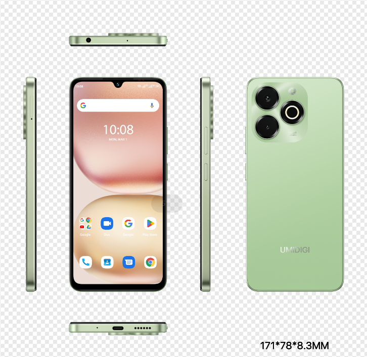 UMIDIGI G100x 5G-Sand Green