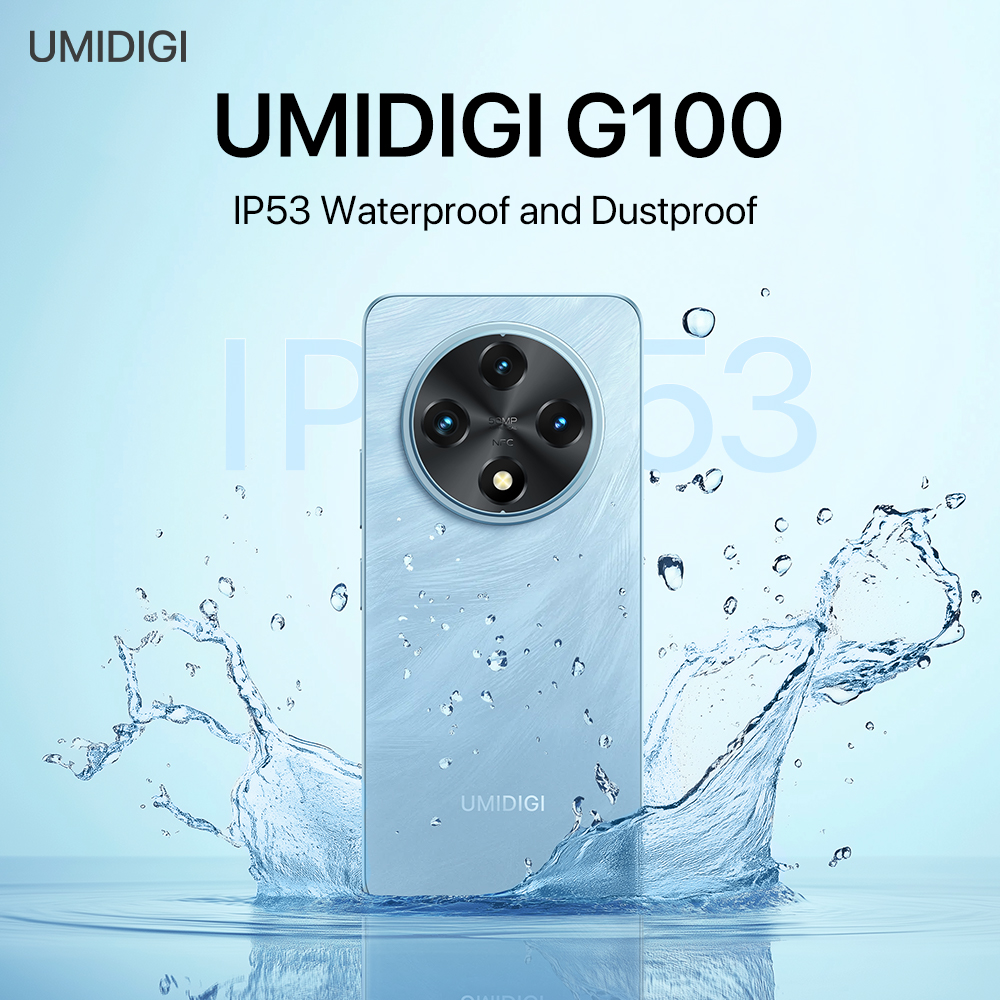UMIDIGI G100 IP53 waterproof illustration