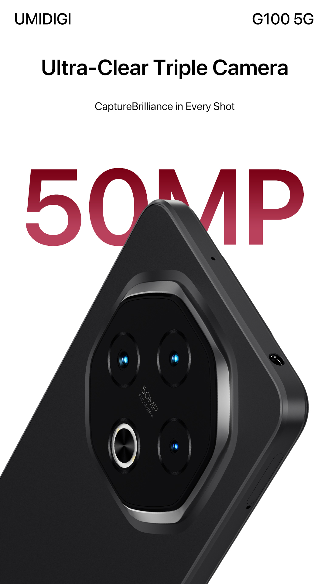UMIDIGI G100 5G - 50MP camera