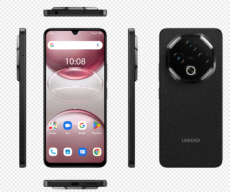 UMIDIGI G100 5G Sand Black - front view