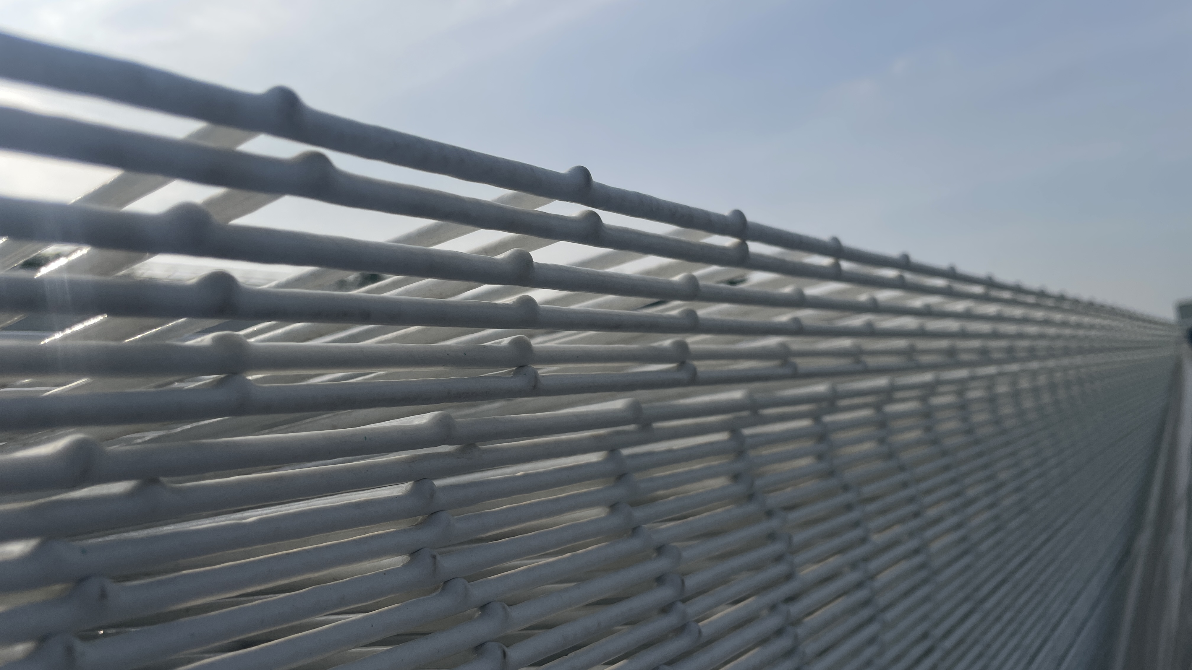 Gabion box made of galvanized wire mesh