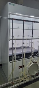 narrow-frame fume hood