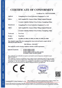 Certificate of Conformity - EMC Directive 2014/30/EU