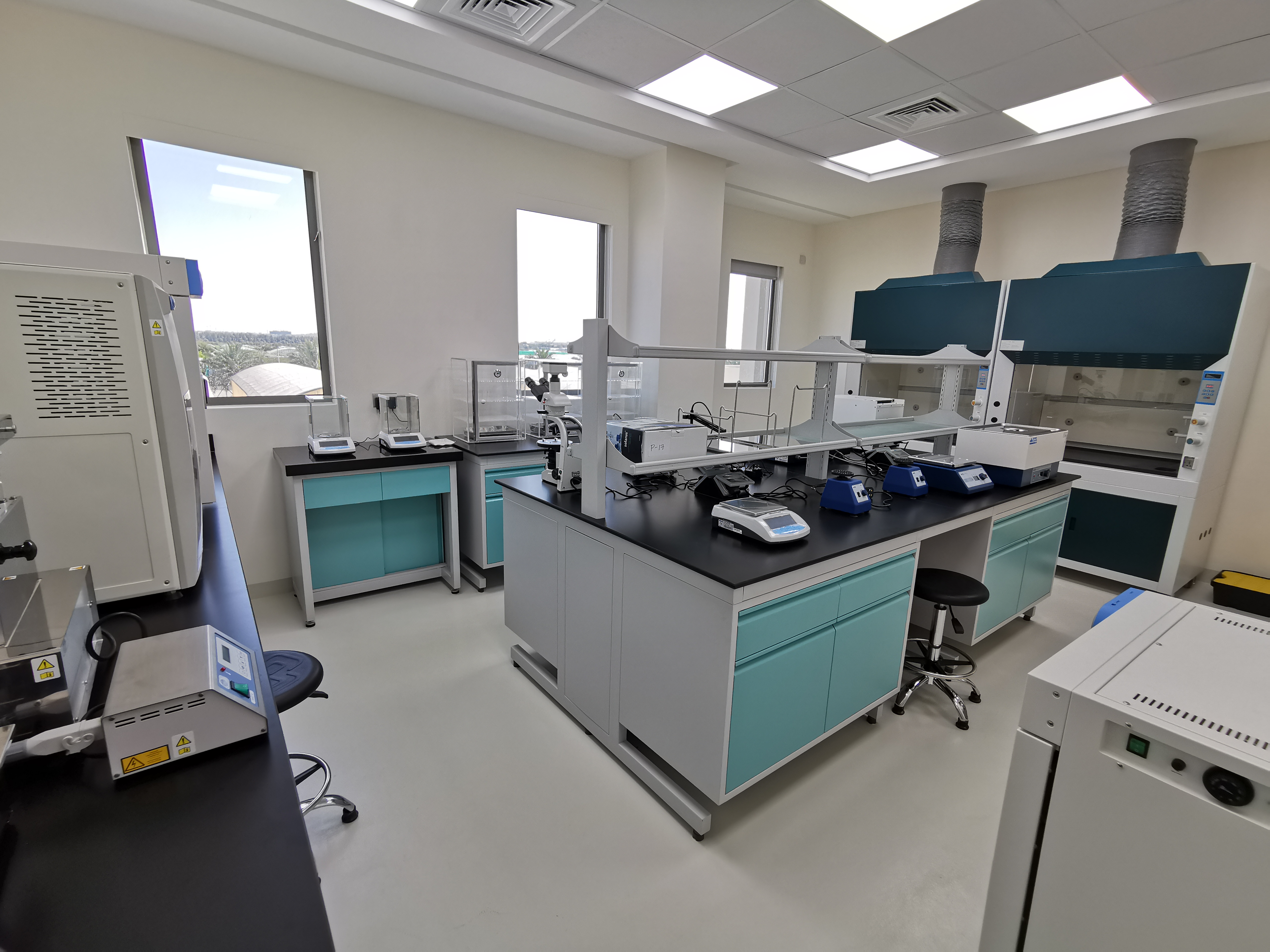 Ever Great laboratory island bench layout in a R&D environment