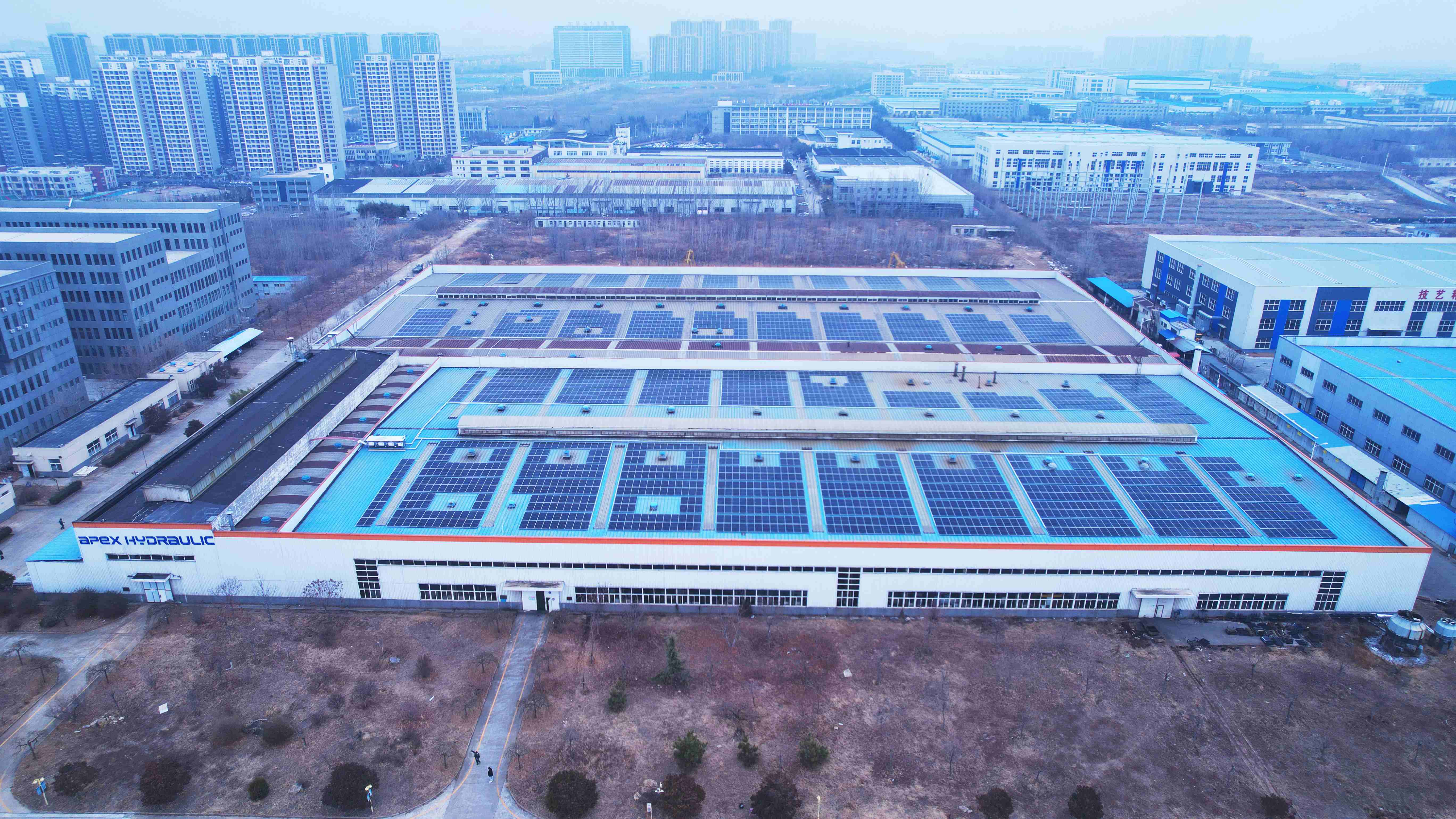 Apex Hydraulic factory exterior and production buildings