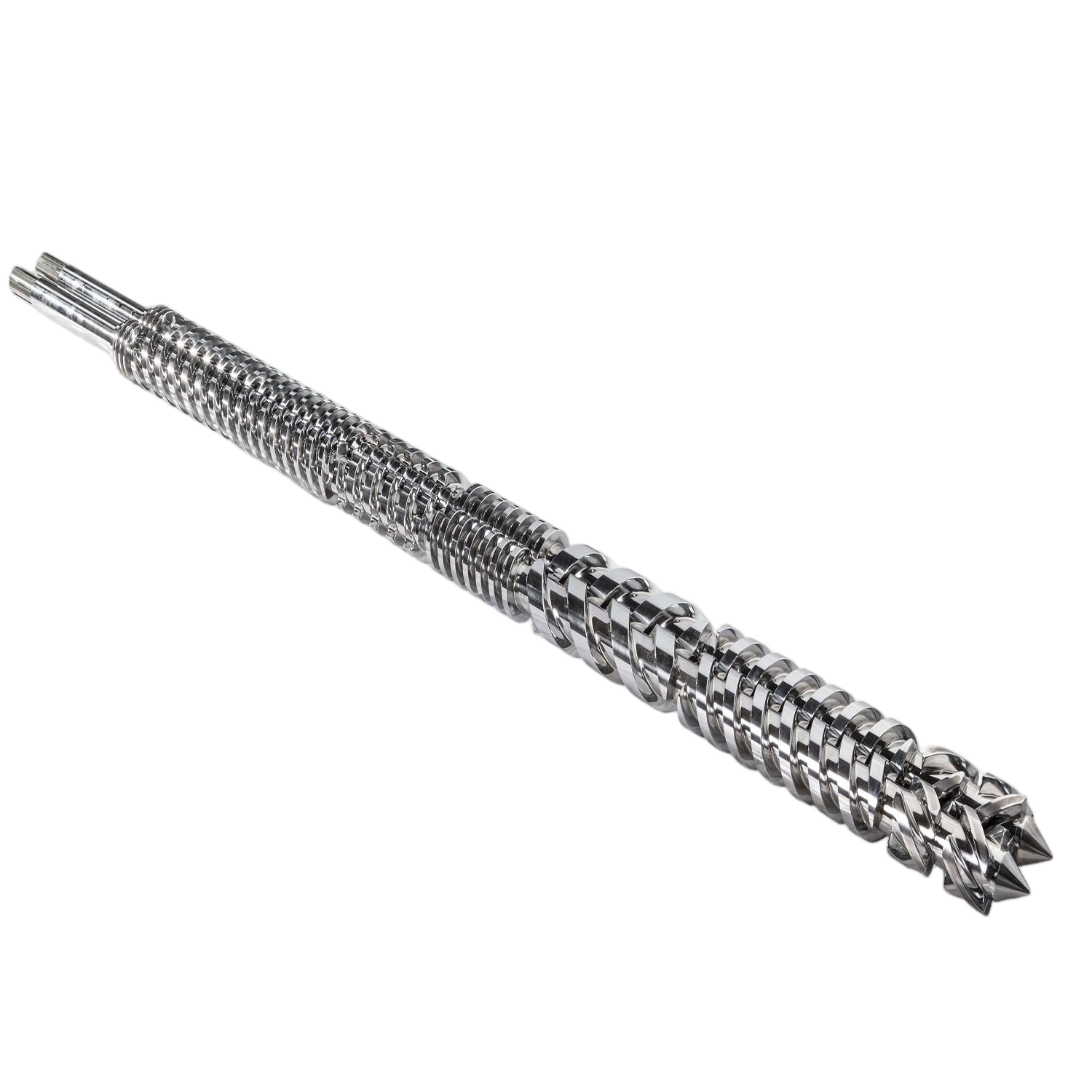 Parallel twin screw barrel