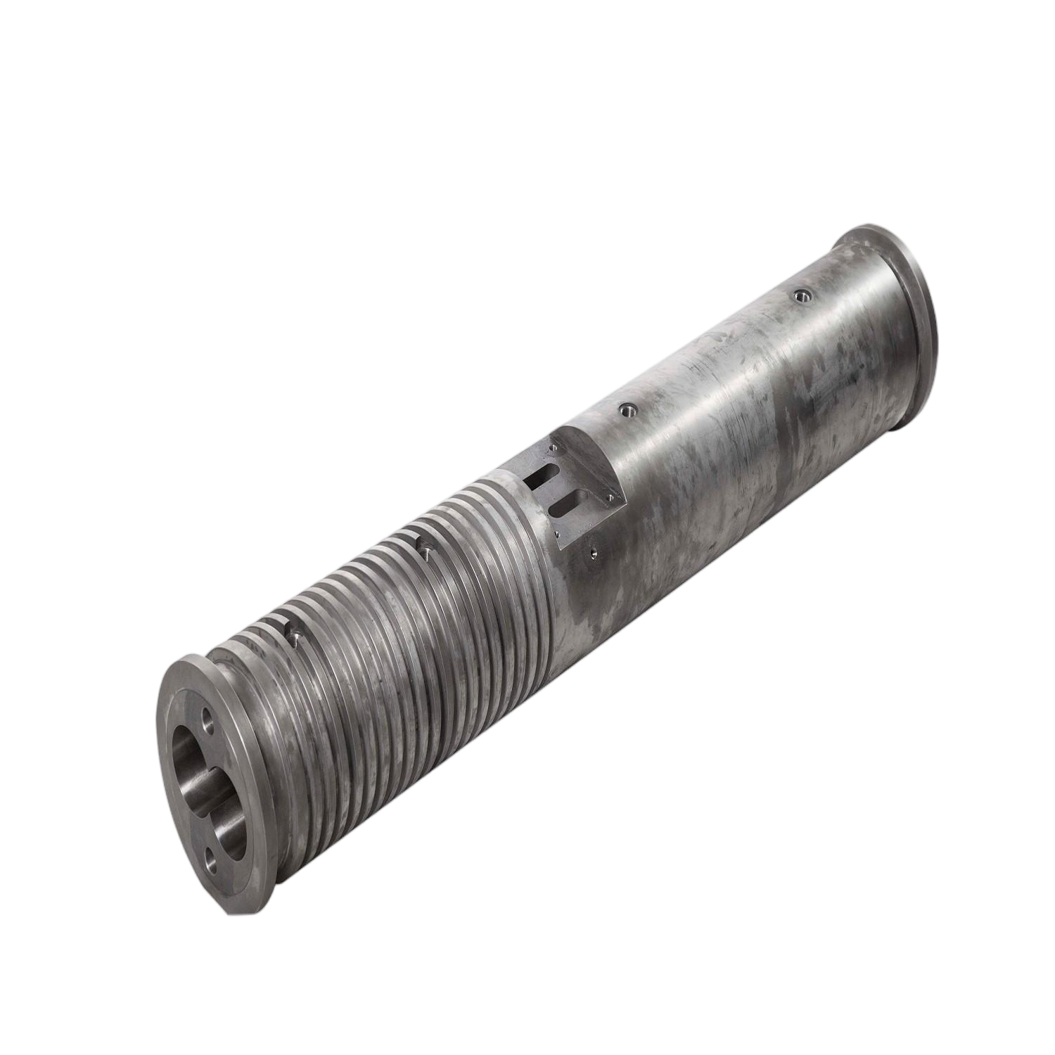 Parallel twin screw barrel