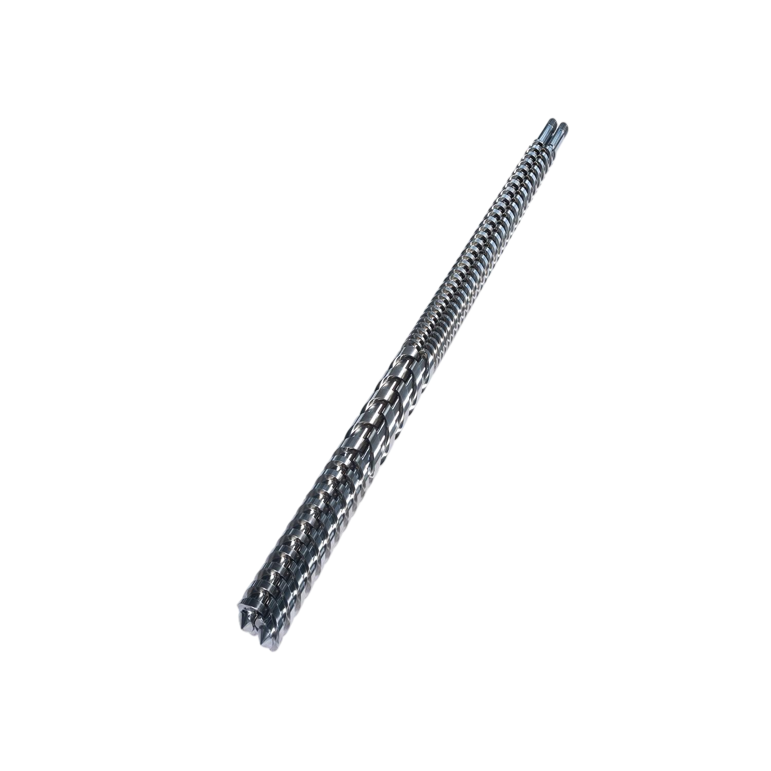 Parallel twin screw barrel