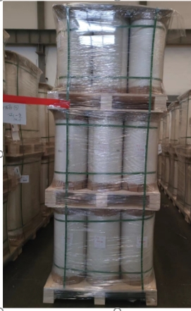 BOPP lamination film pallet packing by SHKFILM