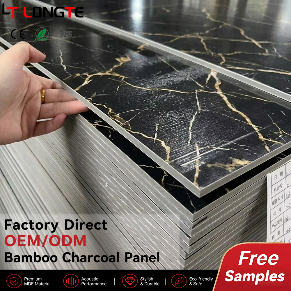 Bamboo Charcoal Wood Wall Panel