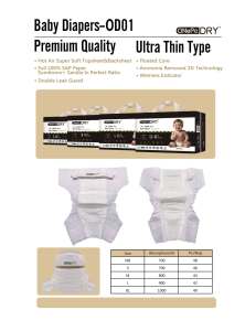 ONePcDRY Brand Baby Diapers