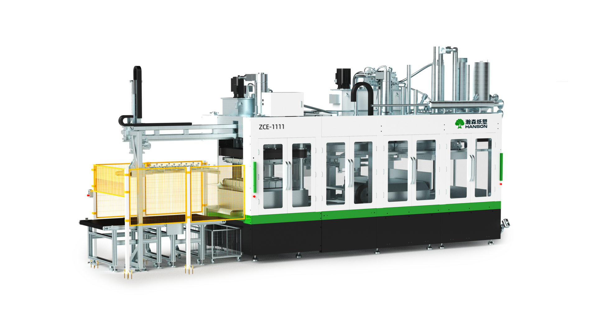 ZCE-1111 Pulp Molding Premium Tableware Integrated Machine