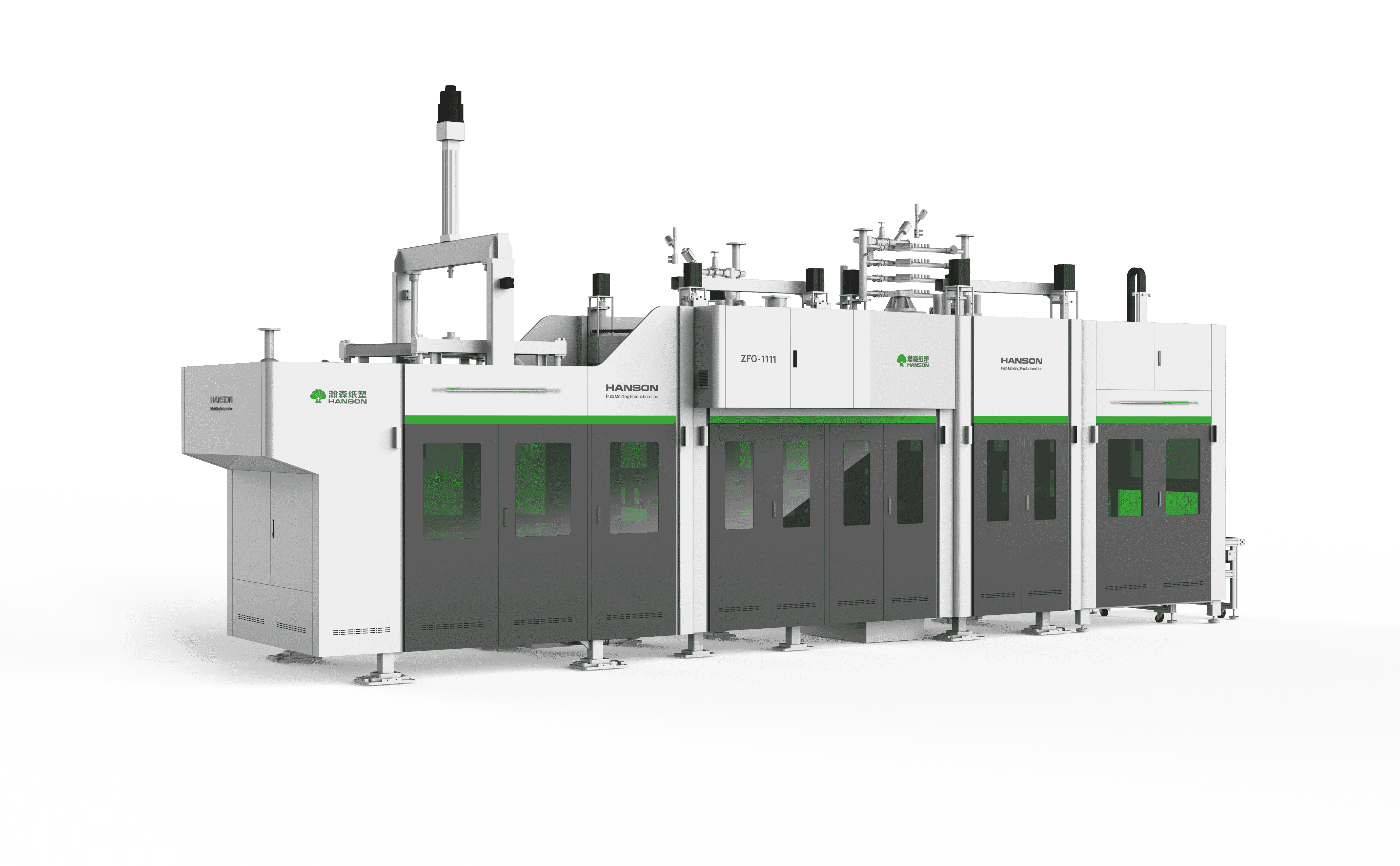 ZFG-1111 Pulp Molding Tableware Integrated Machine (Full Servo)