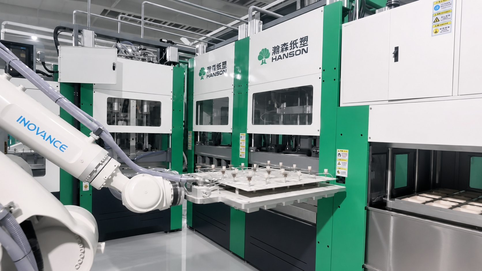 ZBG-1111 equipped with robotic transfer system - line detail