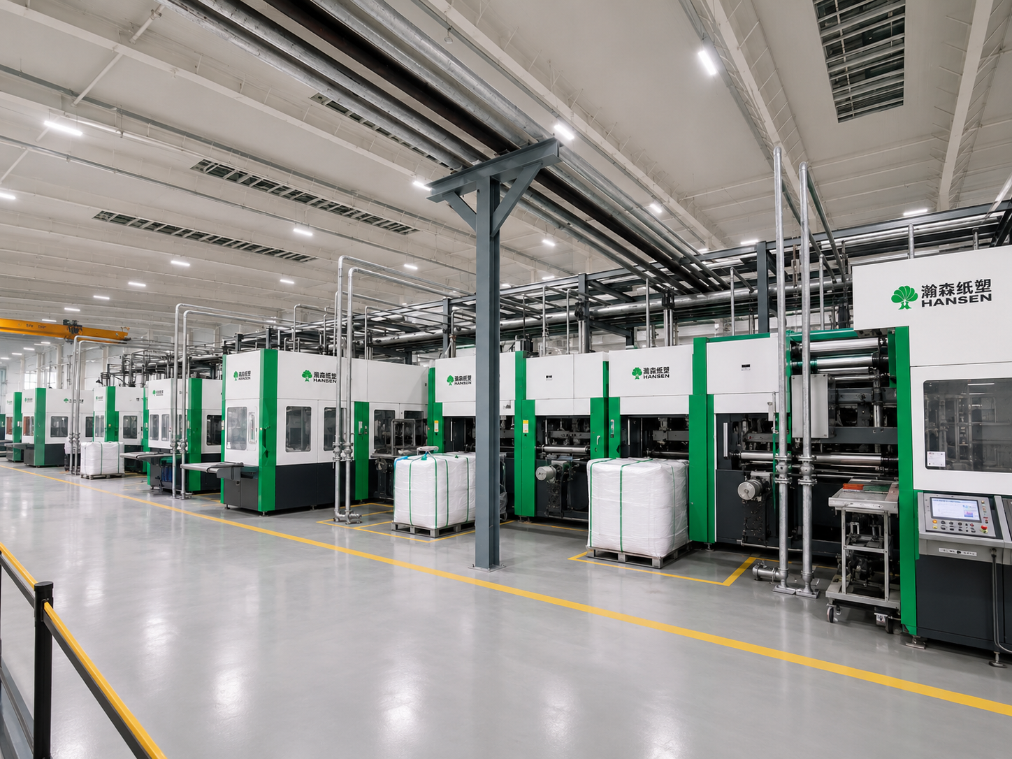ZBG-1111 line in operation at Shengquan Group - production line overview