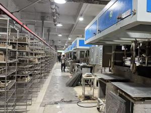 Wet-press Molding Area