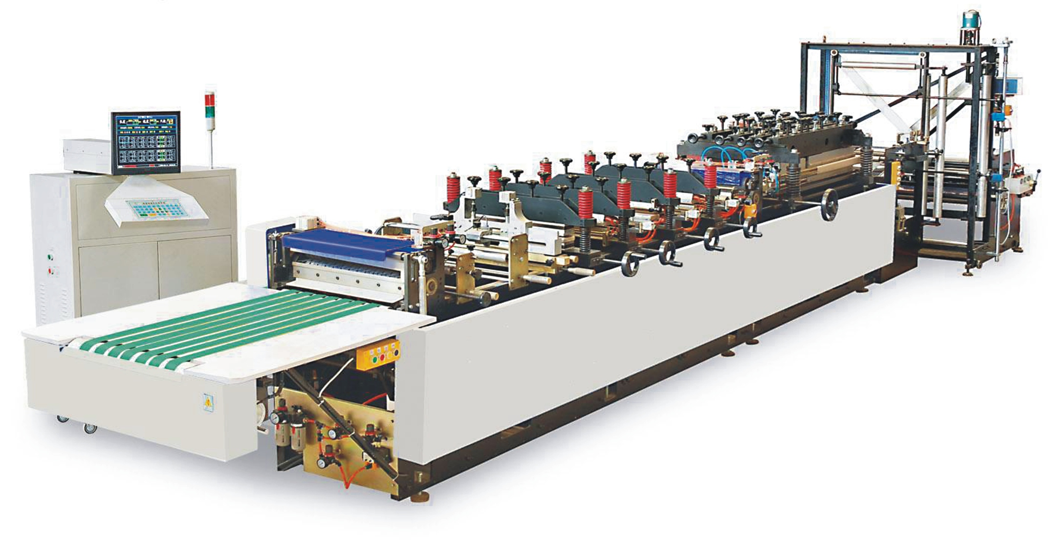 A0 series-three side sealing pouch making machine