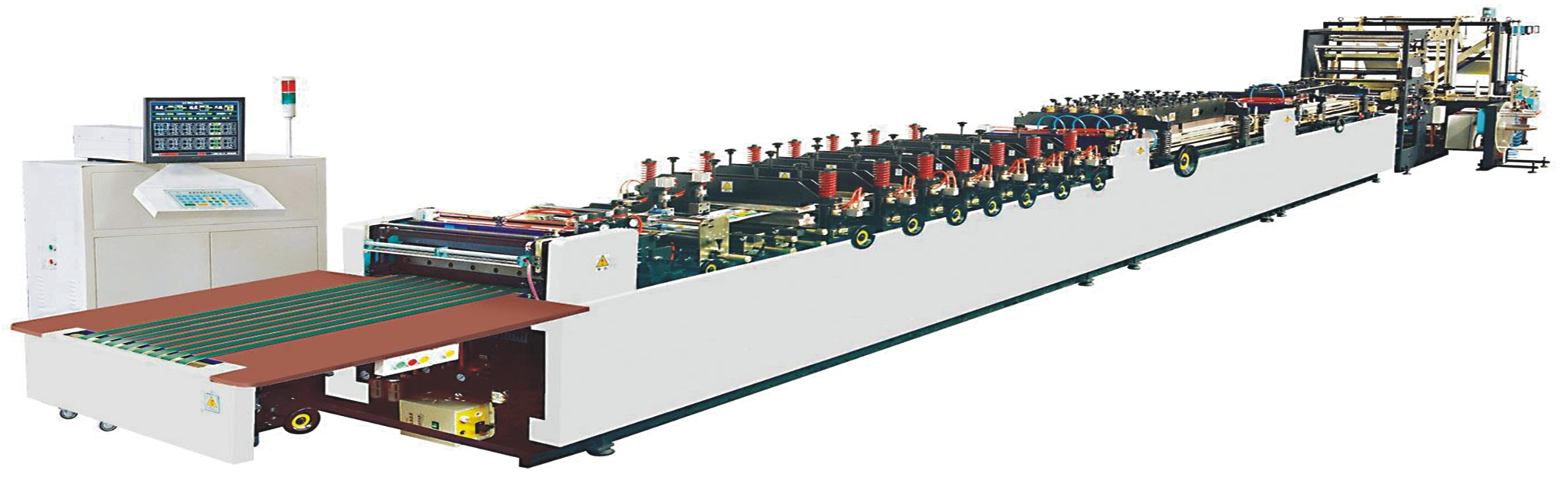 A6 series-three sides,stand-up,zipper&foldable bottom stand-up pouch making machine