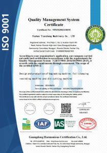 ISO 9001 Quality Management System Certification