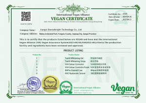 VEGAN CERTIFICATE (International Vegan Alliance)