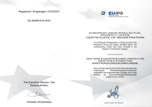 EU Registered Community Design (RCD) — K1 Electric Toothbrush with Protective Cap