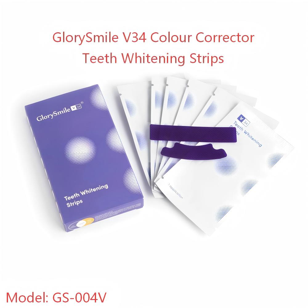 Glorysmile GS-004V purple teeth whitening strips