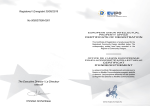 EU Registered Community Design (RCD) — Teeth-Whitening Equipment