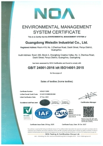 ENVIRONMENTAL MANAGEMENT SYSTEM CERTIFICATE