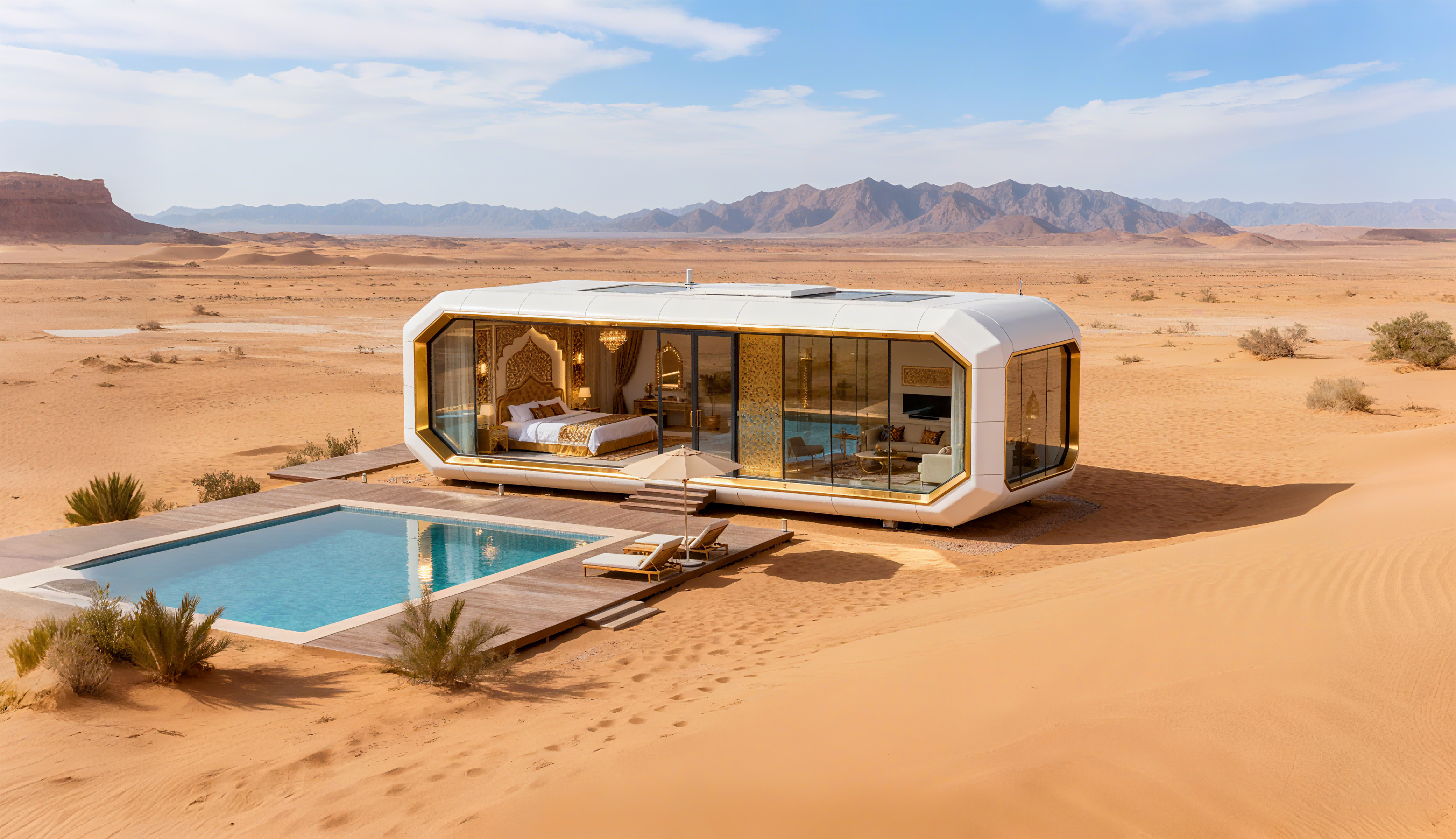 Exotic-Style Capsule House