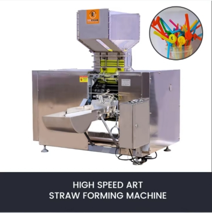 Decorative Straw Forming Machine for 10mm Art Straws - High Speed
