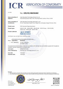 Verification of Conformity (VoC)
