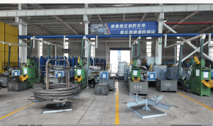 Cold heading machine equipment in production workshop