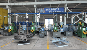 Cold heading machine equipment in production workshop
