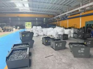 Semi-finished product storage area