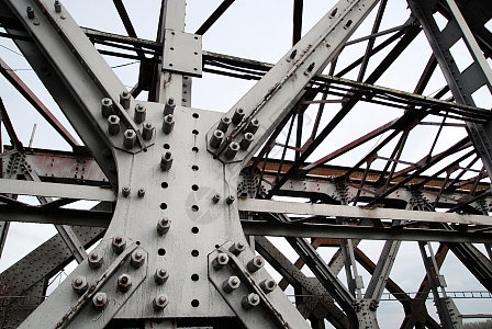 Galvanized anchor bolts installed for ground-mounted photovoltaic support columns
