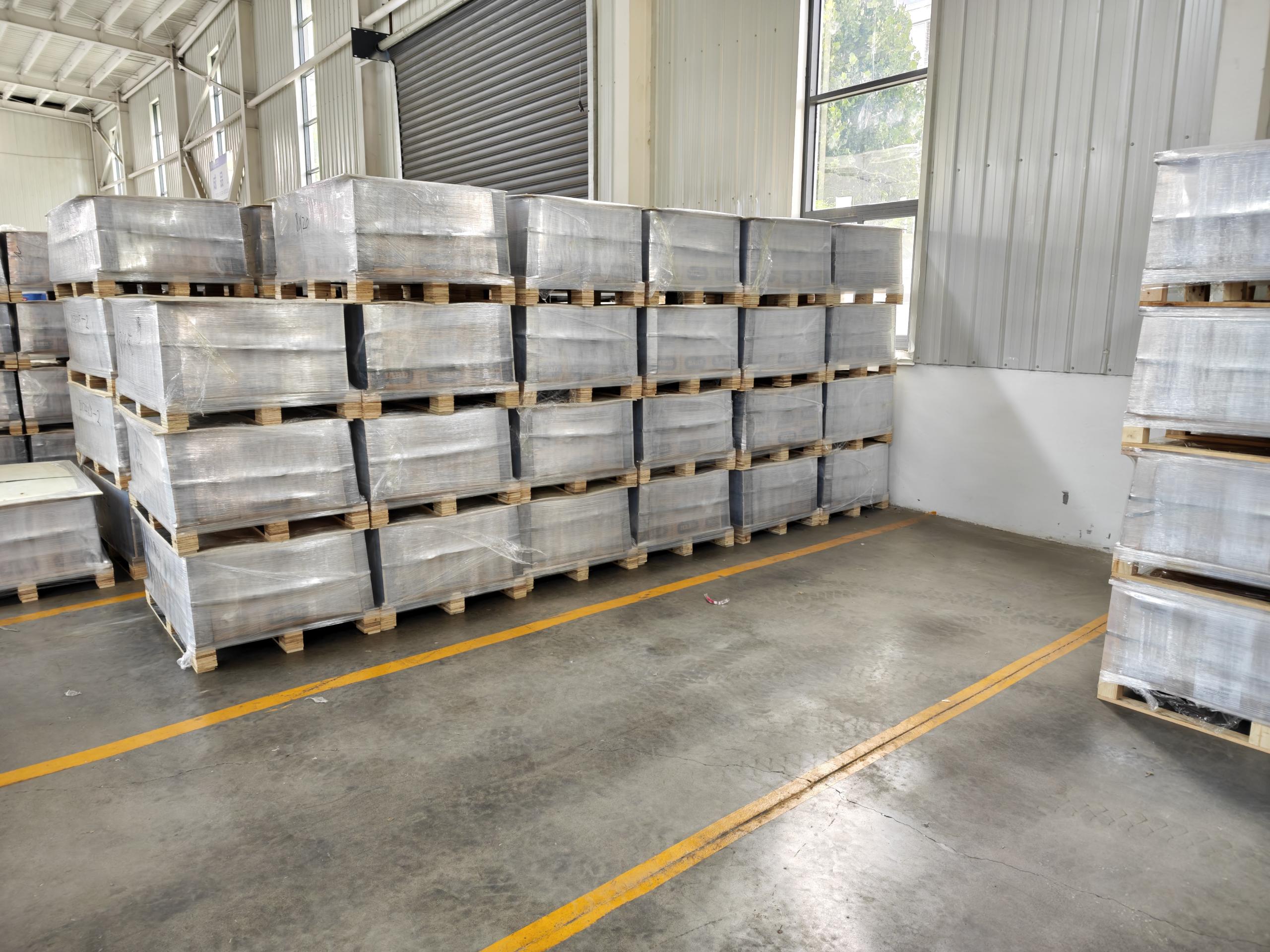 Stock-prepared sleeve anchor pallets for large batch project orders