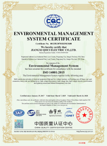 ENVIRONMENTAL MANAGEMENT SYSTEM CERTIFICATE