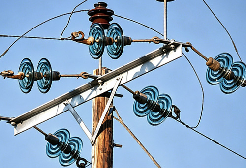 Standard profile suspension glass insulator for overhead transmission line use