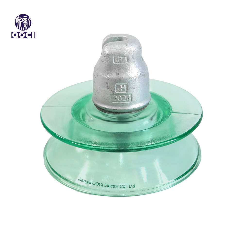 U160BD 160kN High Voltage cap and pin type Double Shed Suspension Toughened glass Insulator