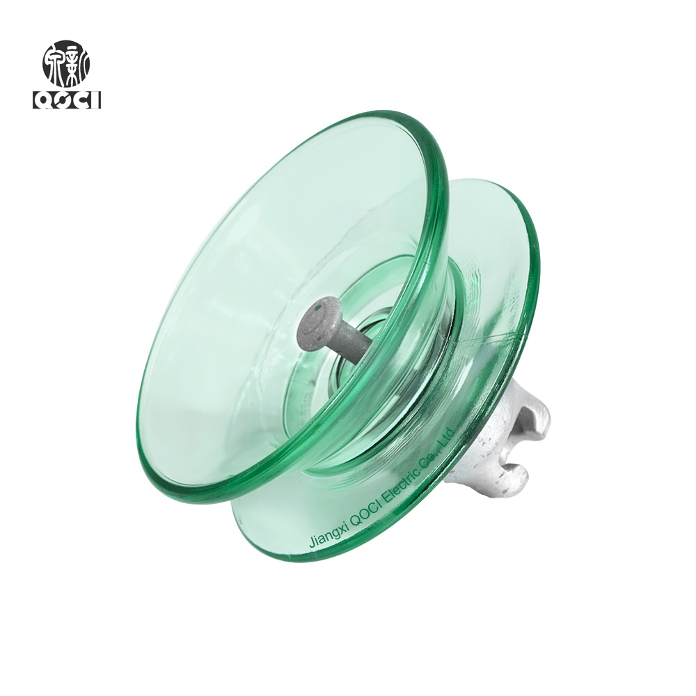 U160BD 160kN High Voltage cap and pin type Two-Winged Suspension Toughened glass Insulator