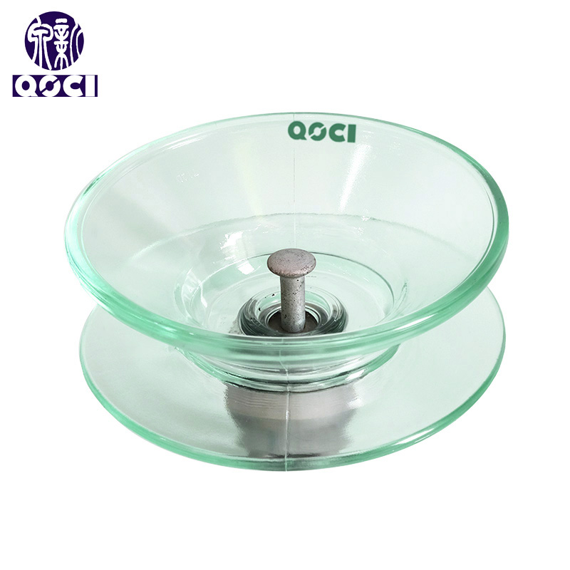 U120BLD 120kN High Voltage Ball-Socket Type Two-Winged Suspension Tempered glass Insulator