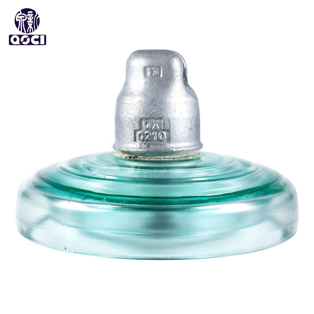 U210BP 210kN High Voltage Ball-Socket Type Fog Type Suspension Tempered glass Insulator