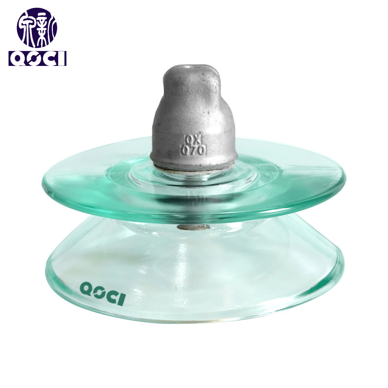 U70BLD 70kN High Voltage Ball-Socket Type Two-Winged Suspension Tempered glass Insulator