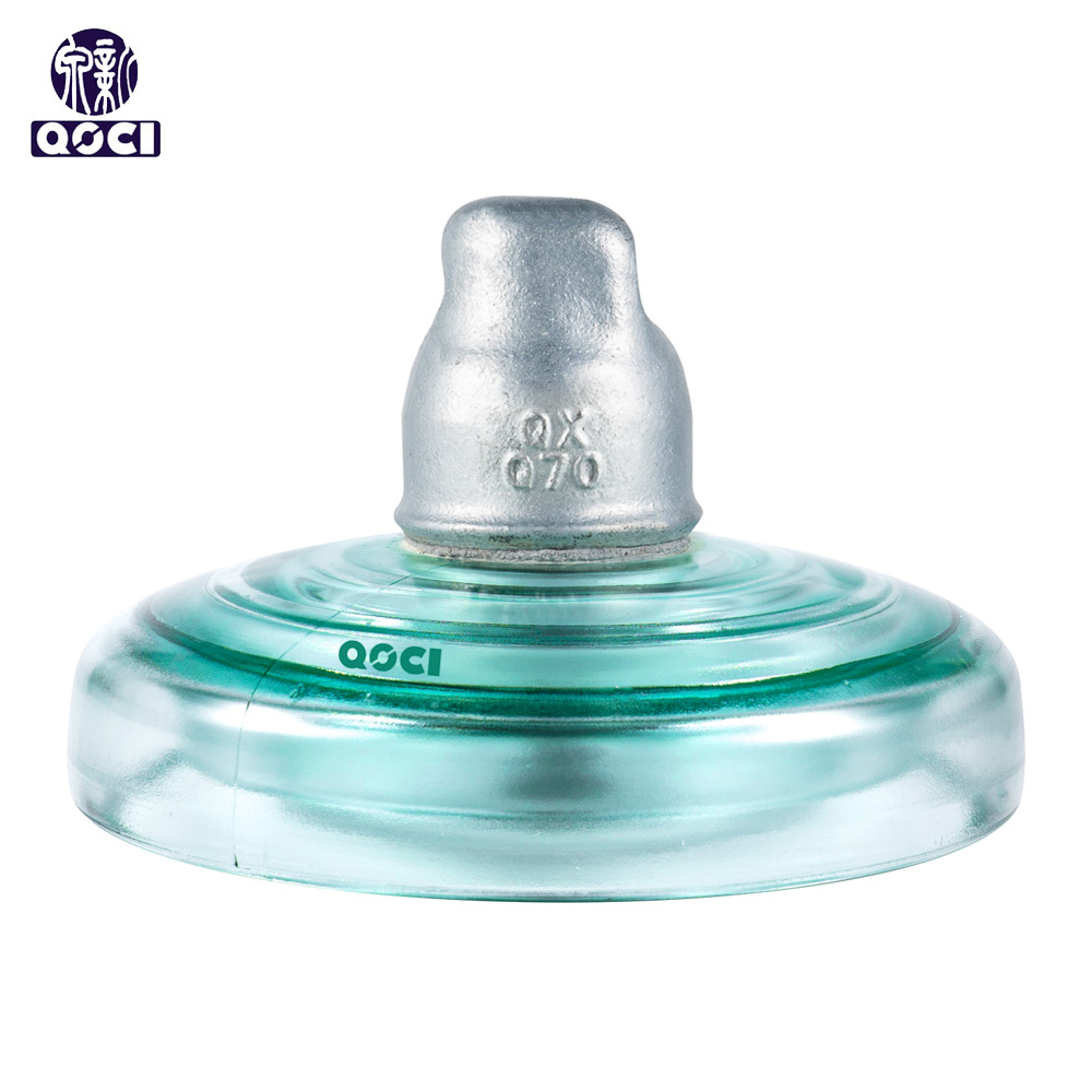 U70BLP 120kN High Voltage Ball-Socket Type Anti-Fog Suspension Toughened glass Insulator