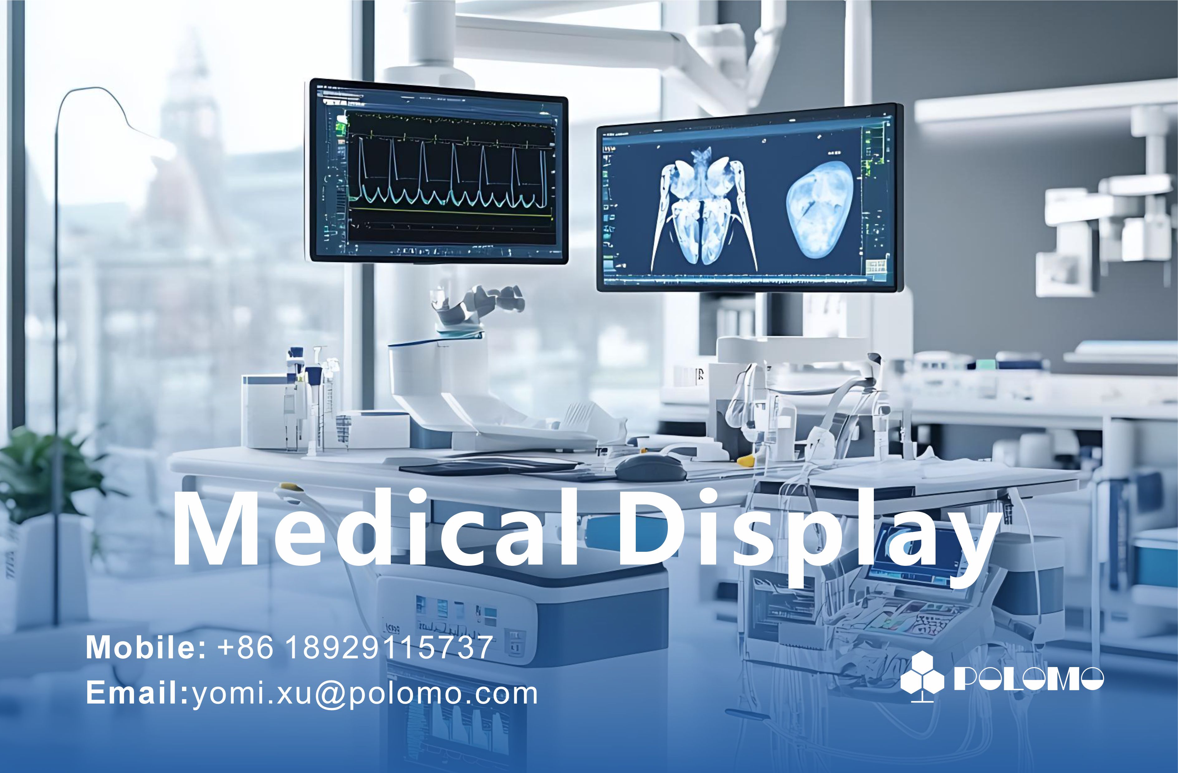 Medical display application of optically clear adhesive