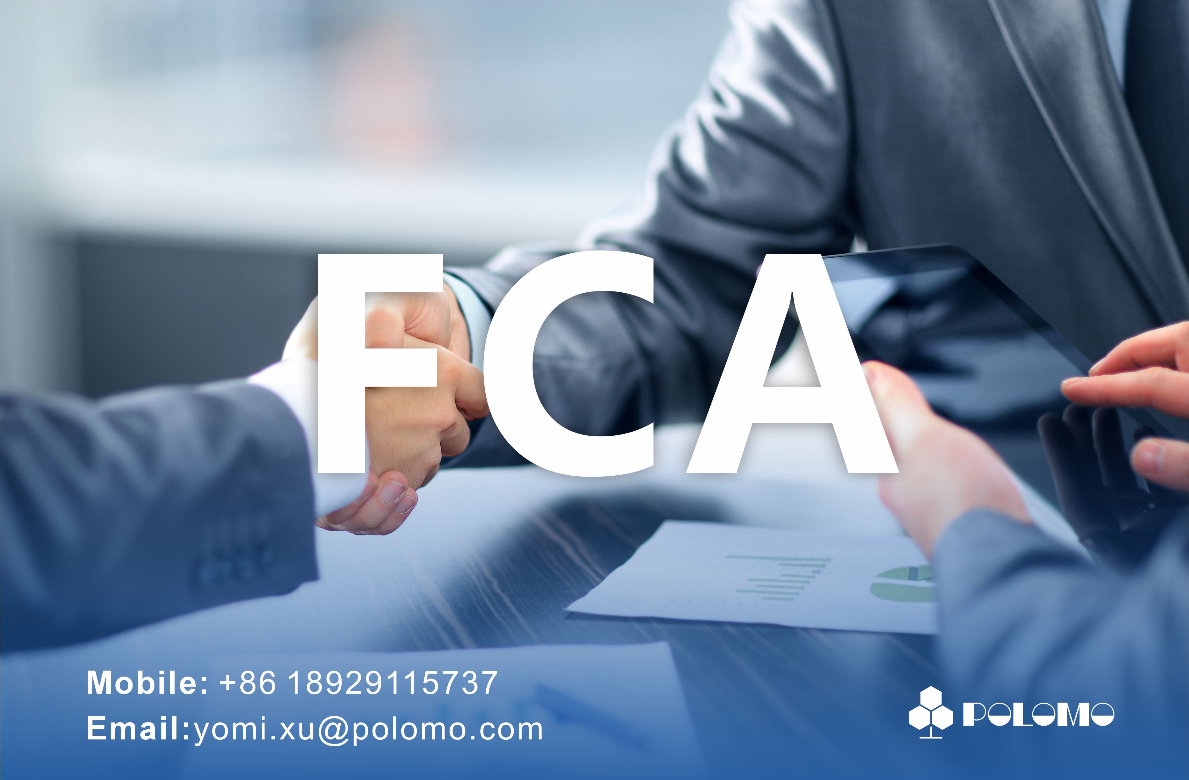FCA delivery FCA delivery option for silicone OCA orders