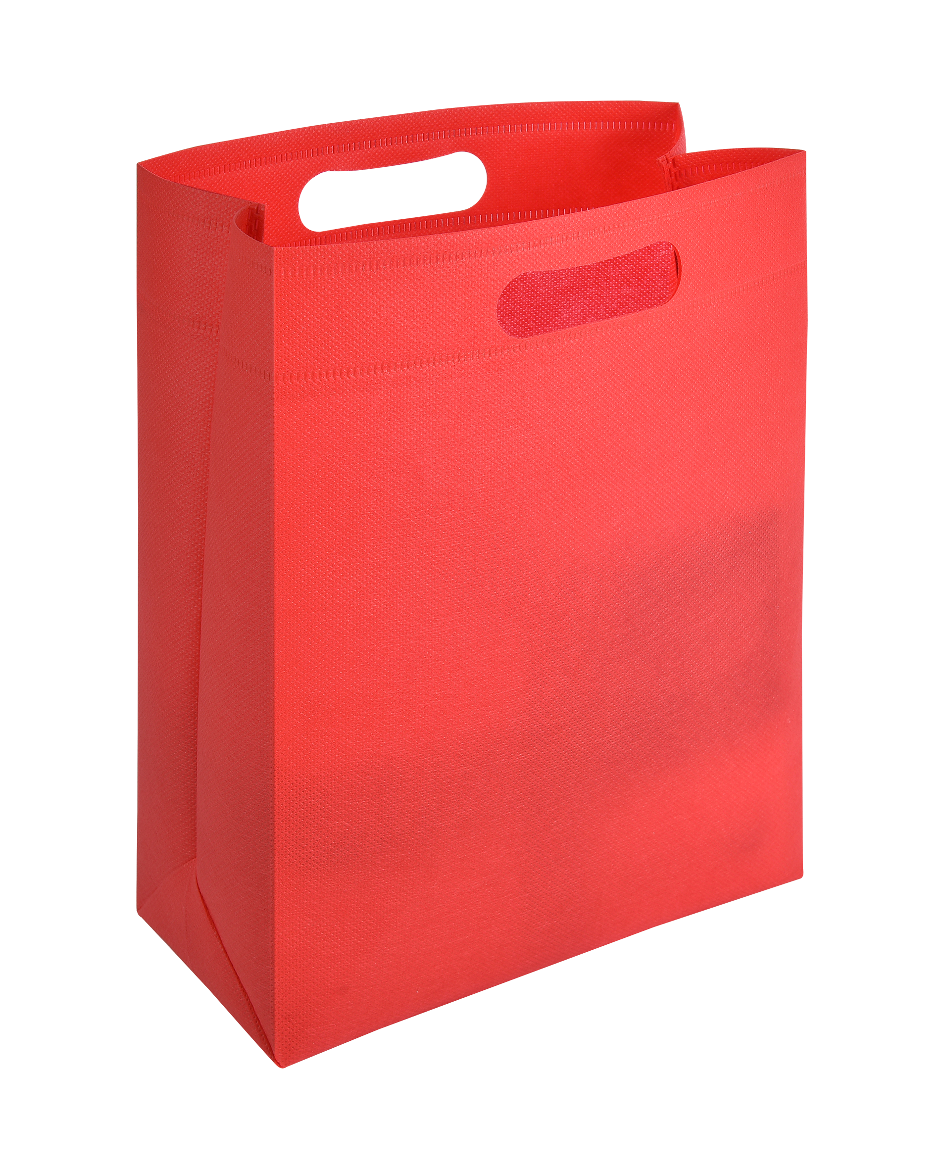 Flat-mouth three-dimensional bag