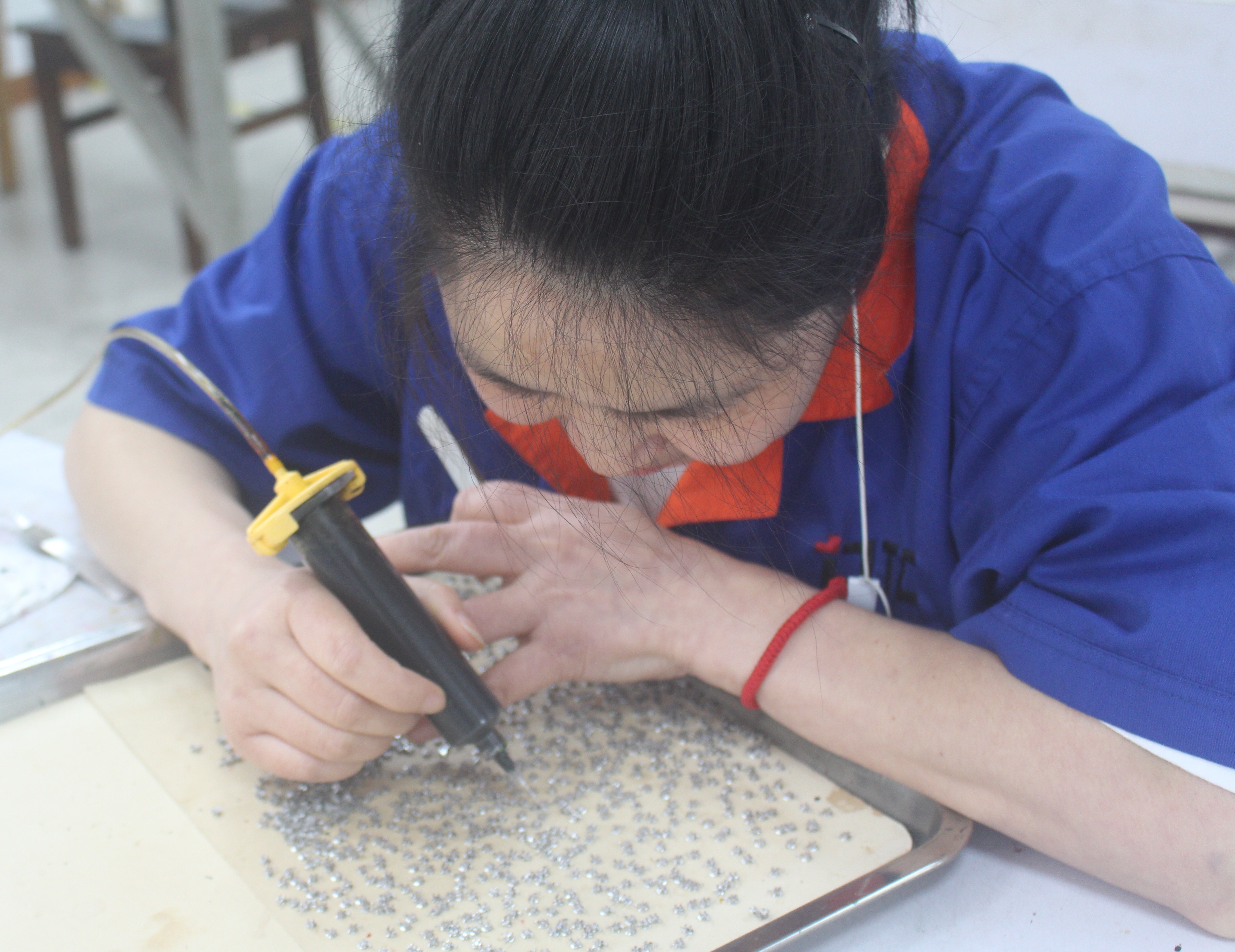 Factory inspection of orthodontic supplies before shipment
